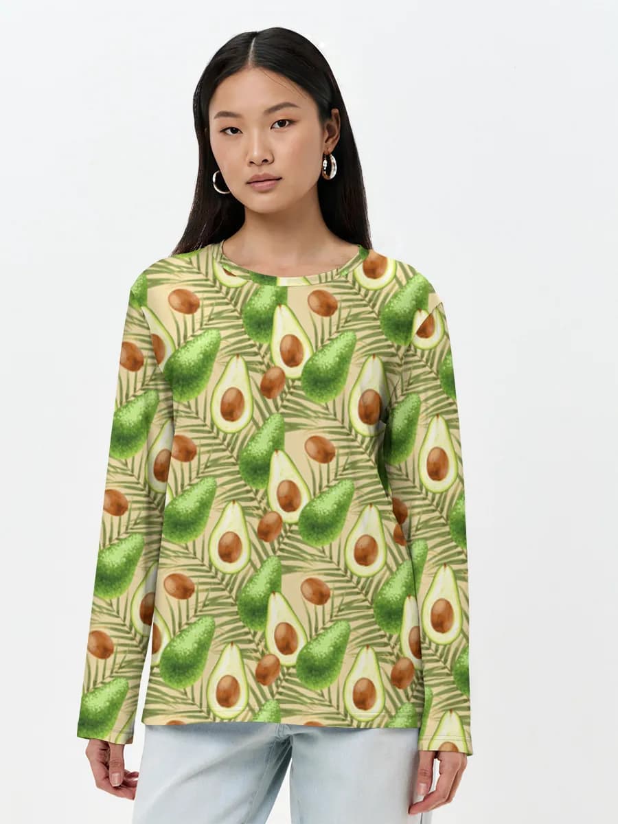Women's long sleeve shirt. Cotton