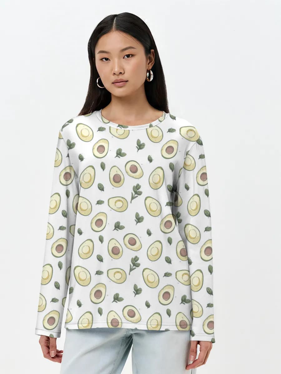Avocado Sketch Illustration
