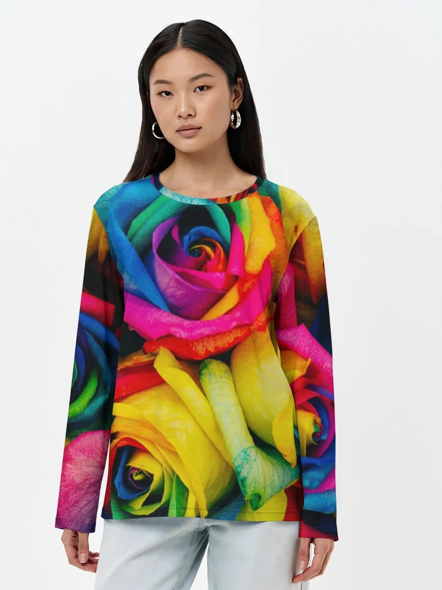 Rainbow Rose Bouquet