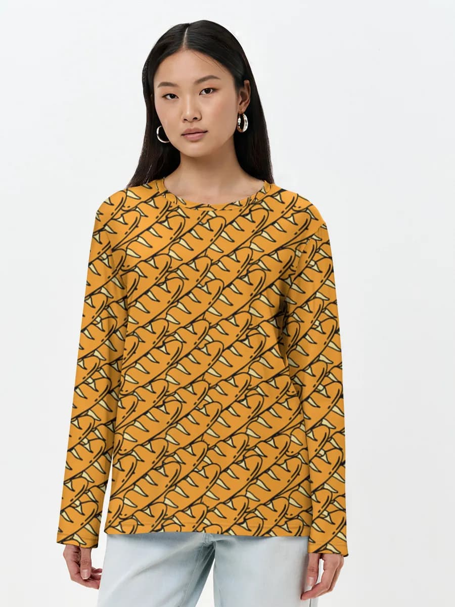 Women's long sleeve shirt. Cotton