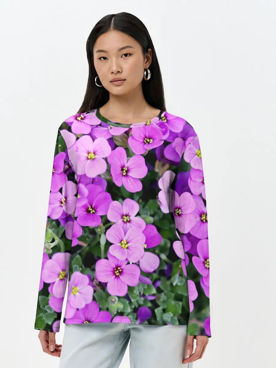 Women's long sleeve shirt. Cotton