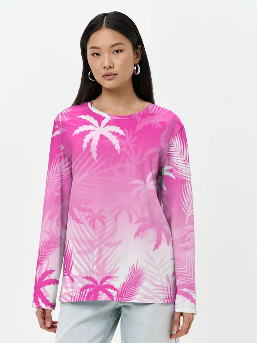 Women's long sleeve shirt. Cotton