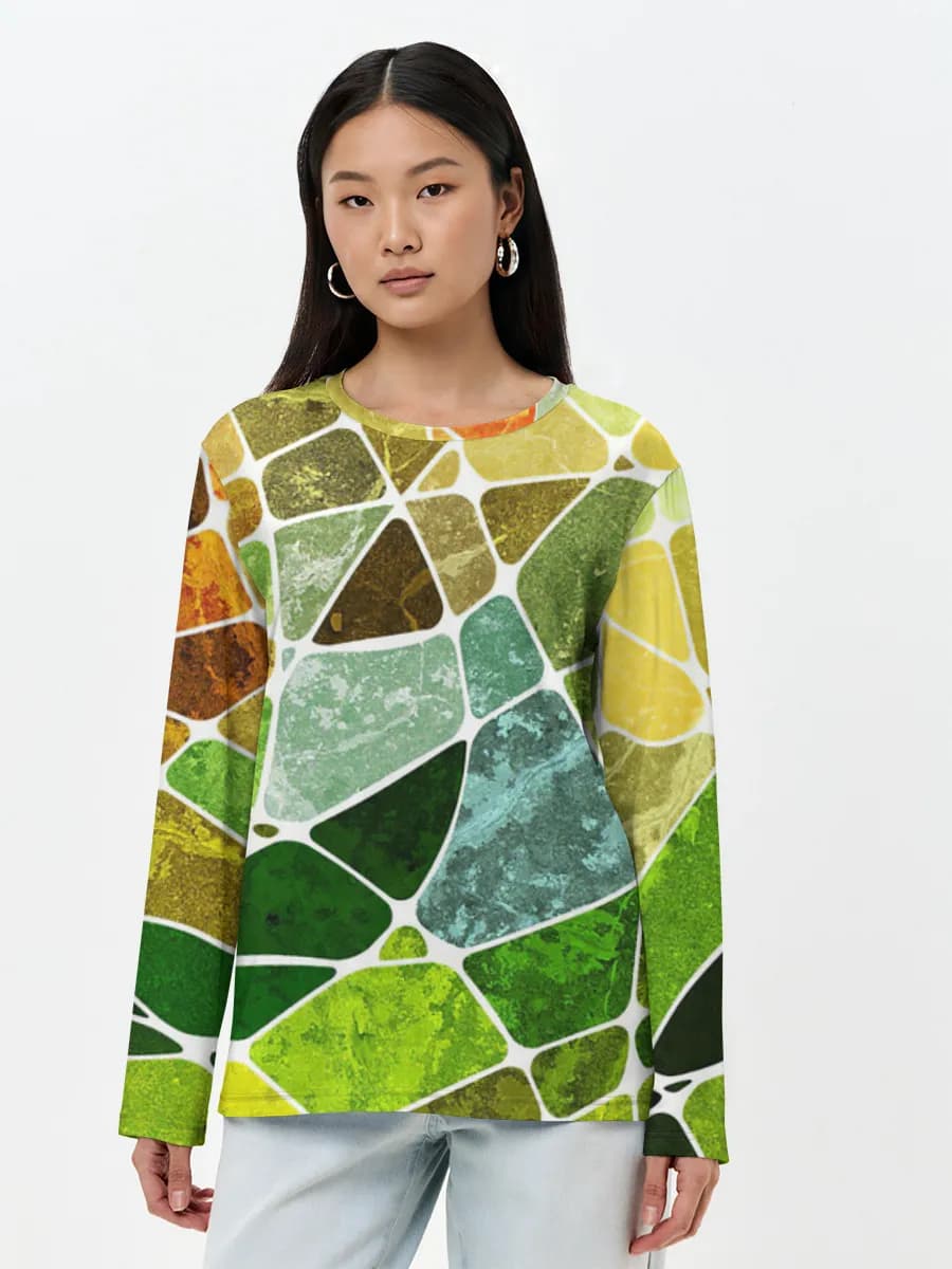 Autumn Stained Glass Mosaic