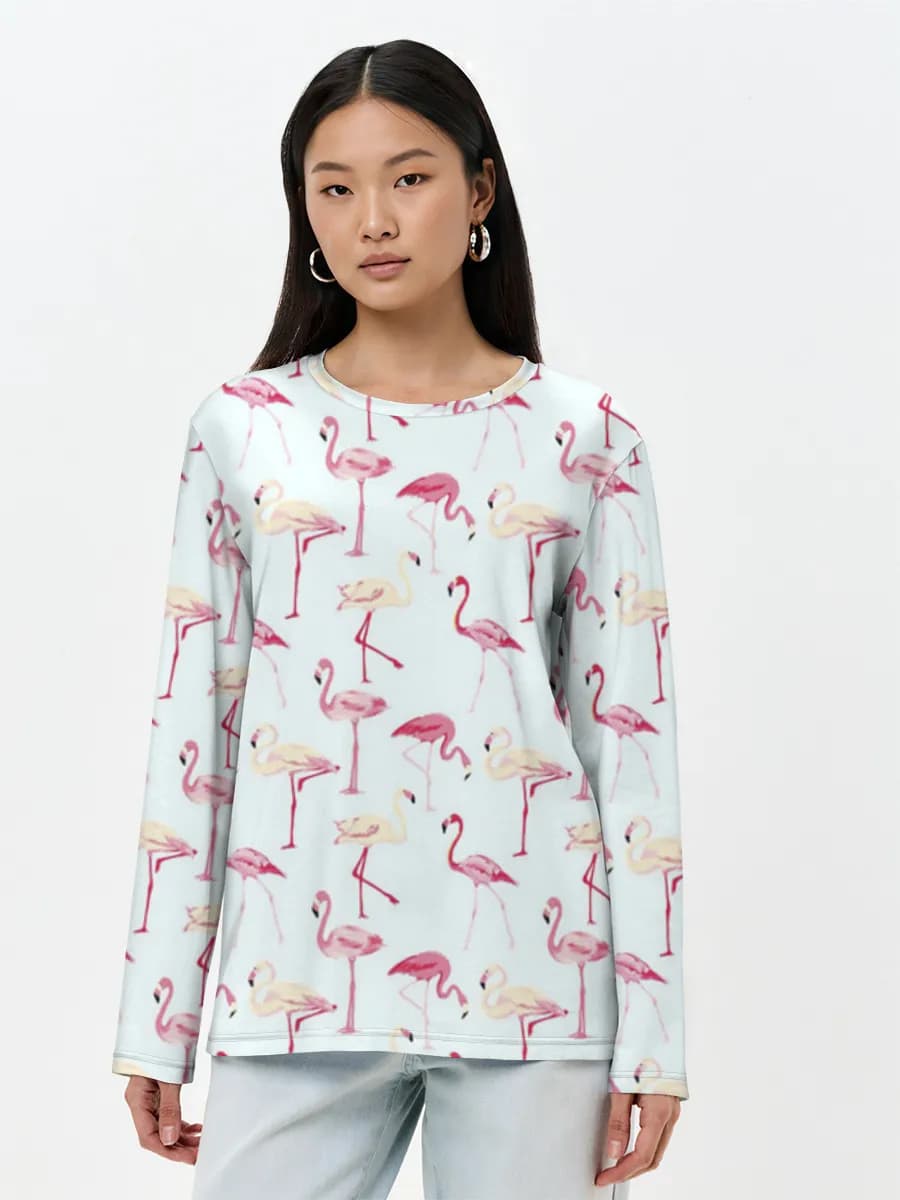 Pastel Pink Flamingos