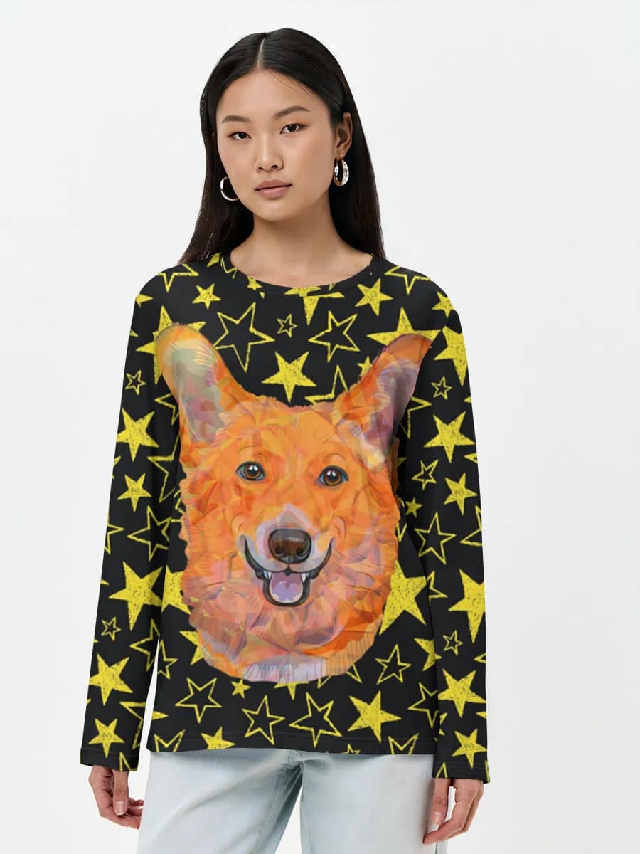 Corgi In Starry Night