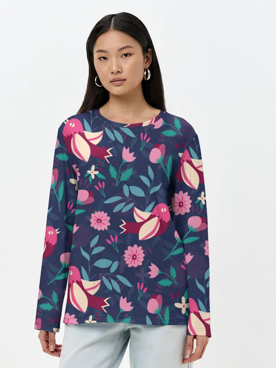 Folk Birds And Flowers