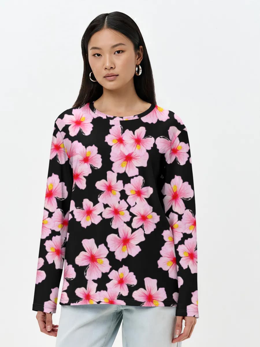 Pink Hibiscus Flowers