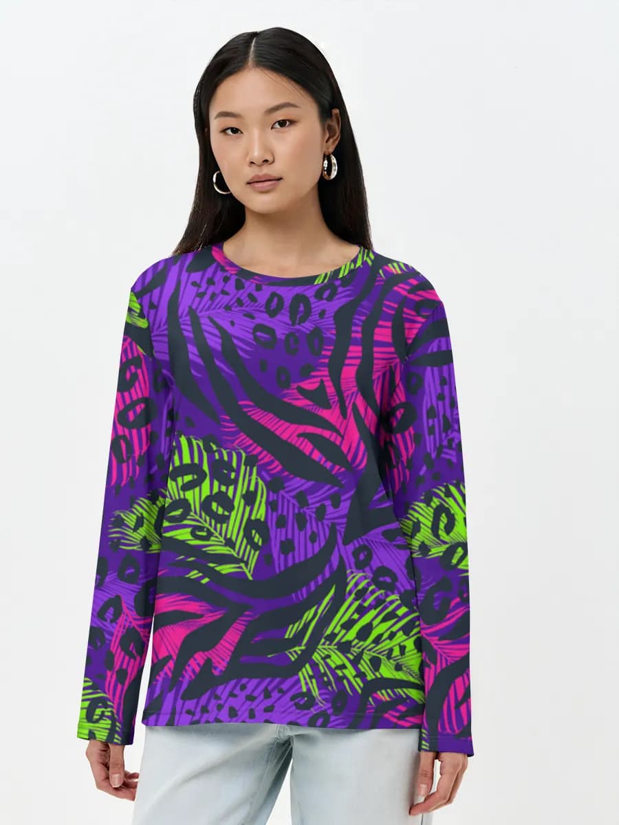 Women's long sleeve shirt. Cotton