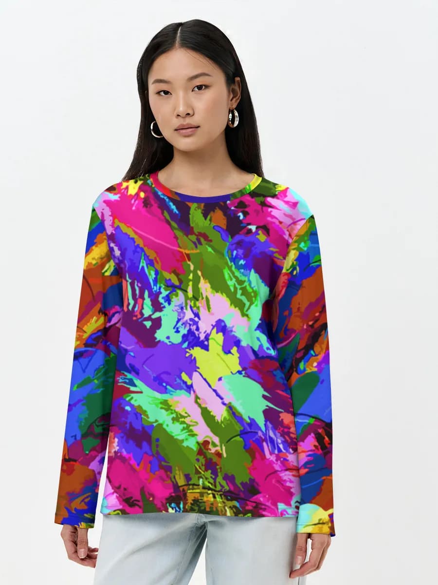 Vibrant Abstract Brushstrokes
