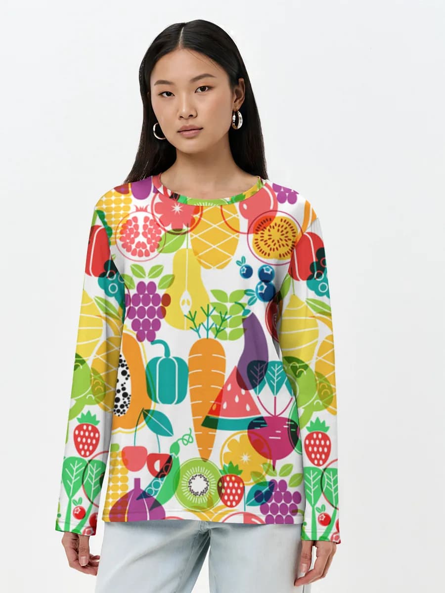Colorful Fruit And Veggies