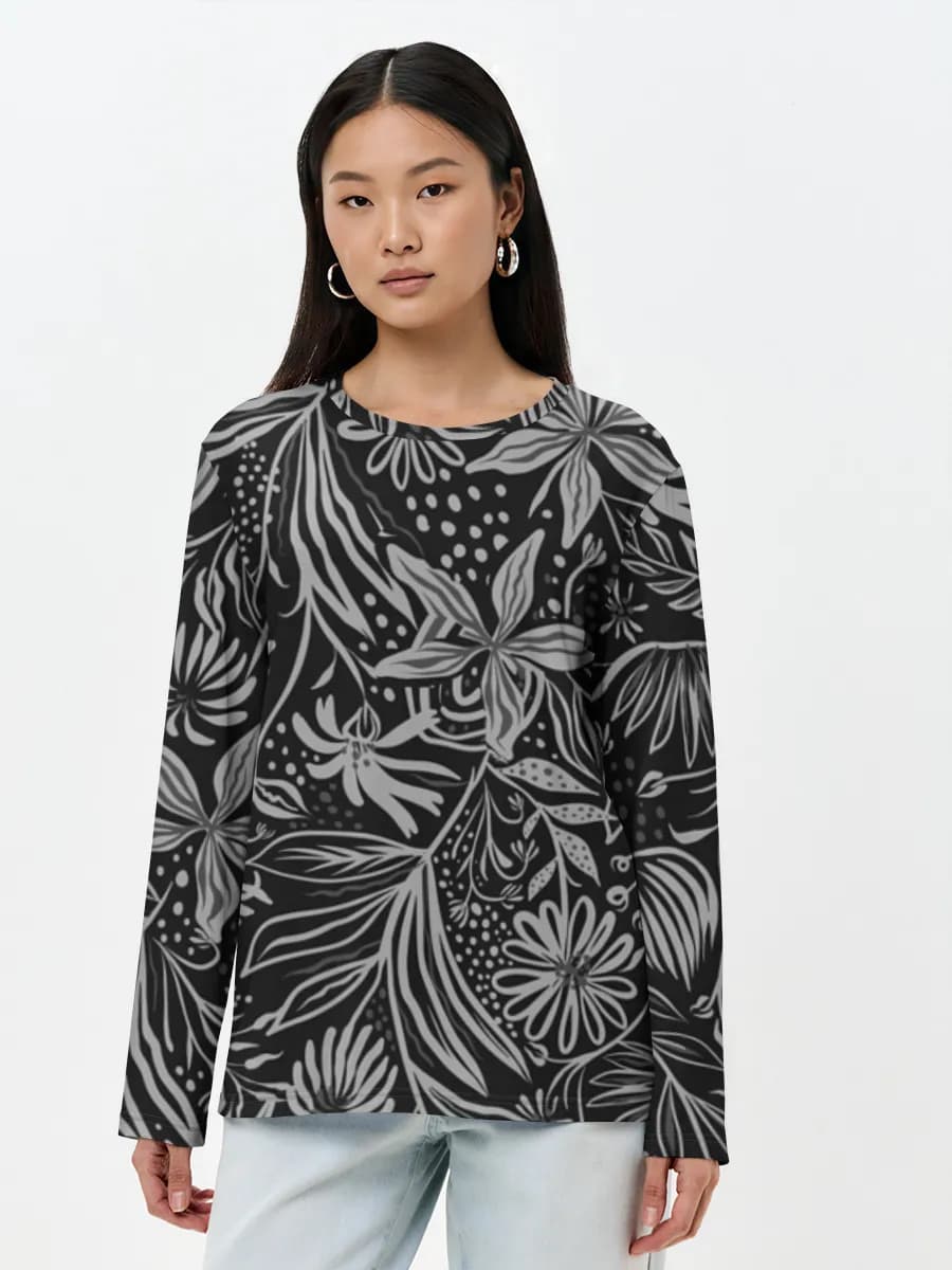 Monochrome Botanical Florals
