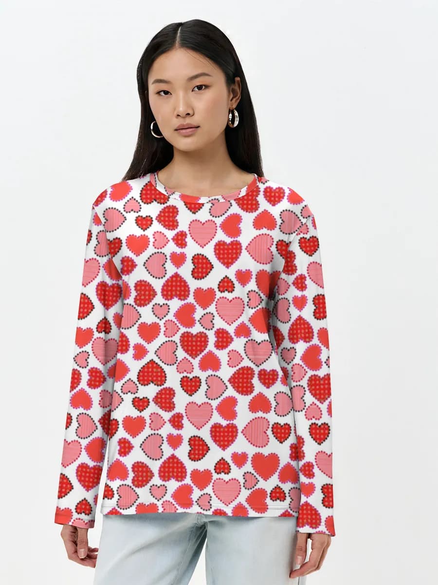 Women's long sleeve shirt. Cotton