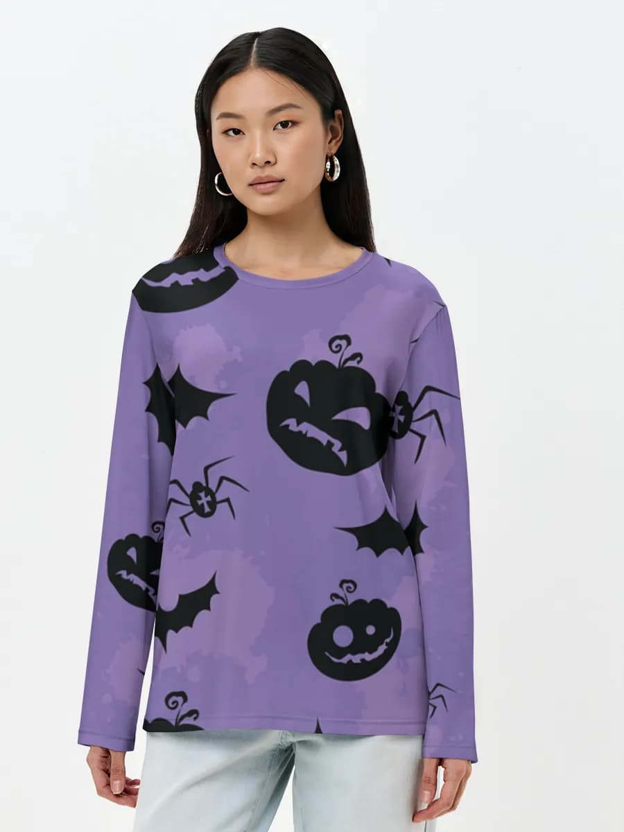 Women's long sleeve shirt. Cotton