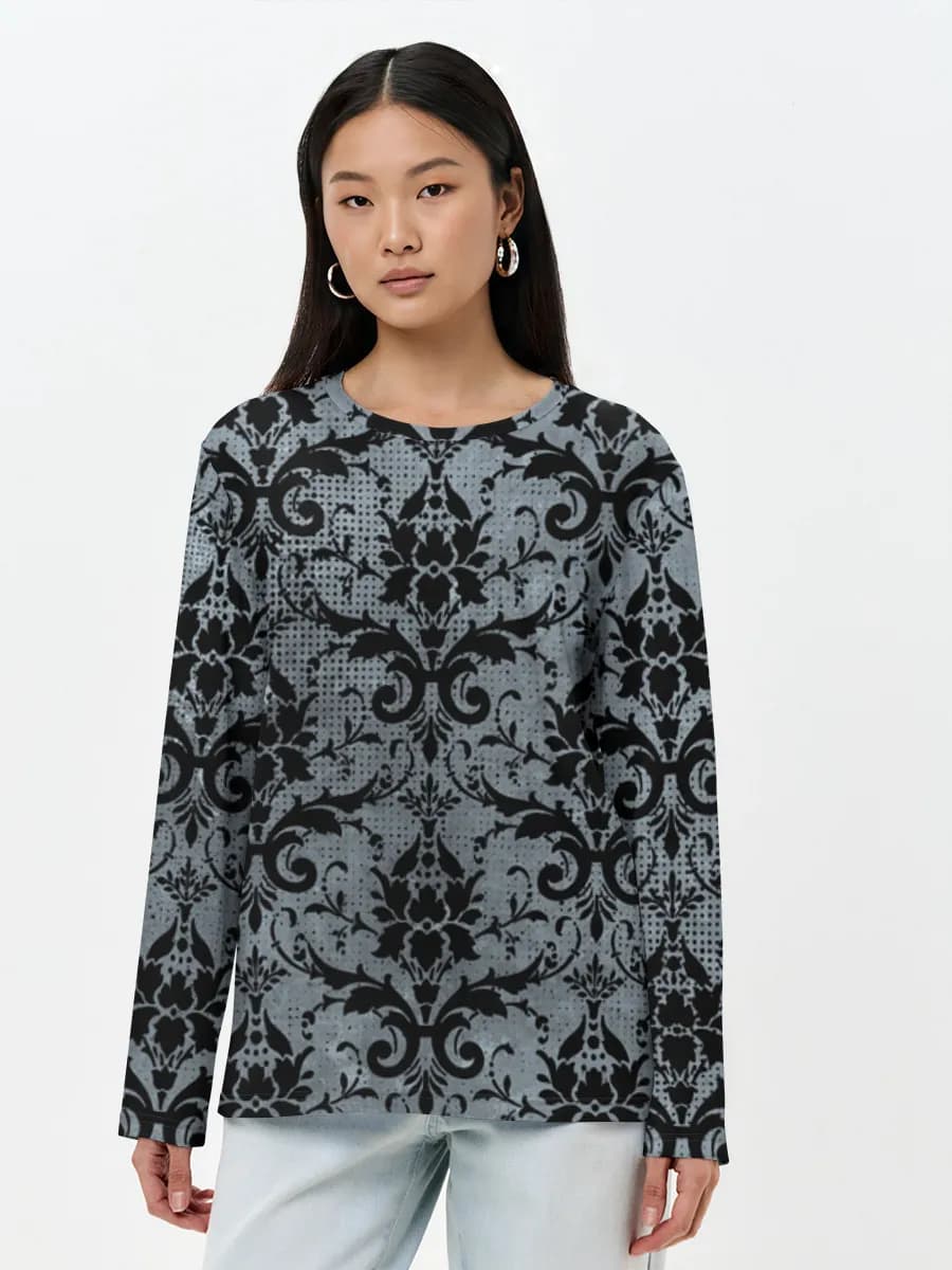 Women's long sleeve shirt. Cotton