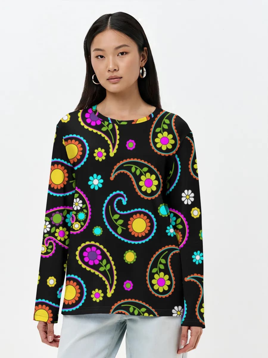 Women's long sleeve shirt. Cotton