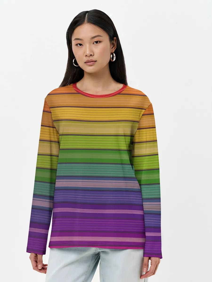 Women's long sleeve shirt. Cotton