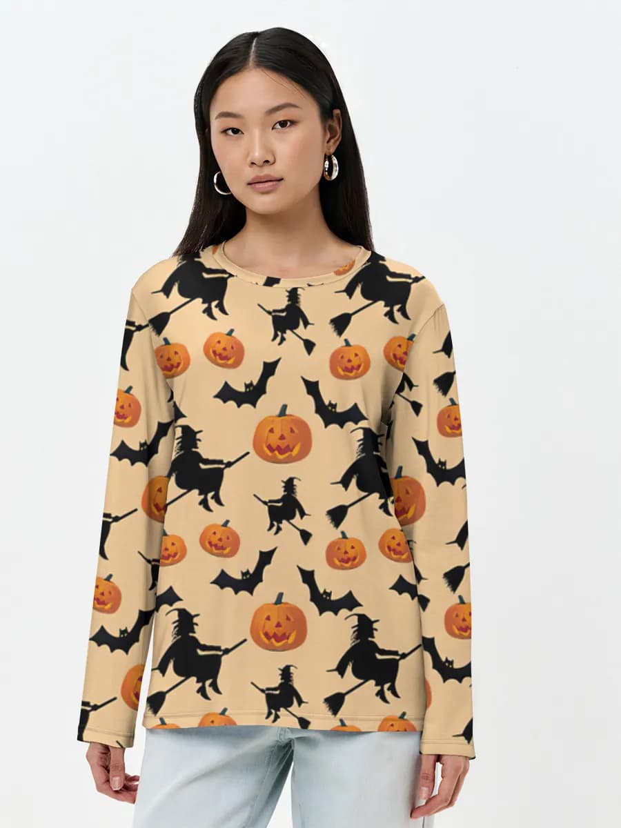 Women's long sleeve shirt. Cotton