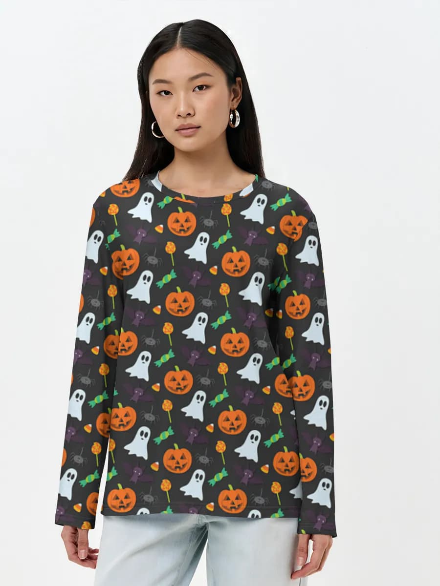 Women's long sleeve shirt. Cotton