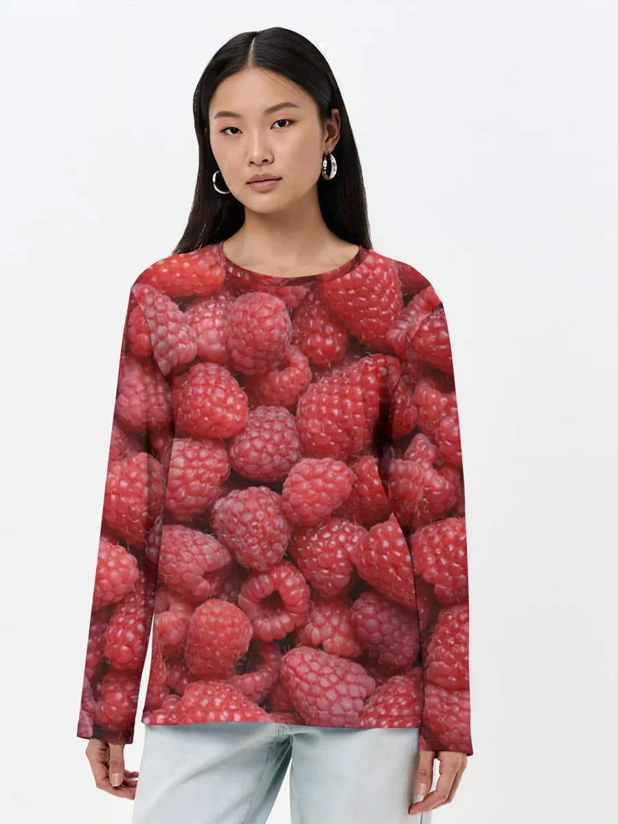 Fresh Raspberry Closeup