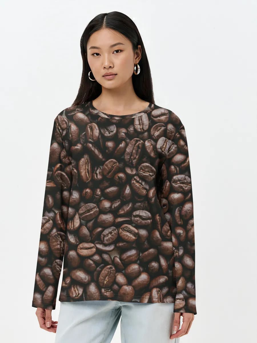 Women's long sleeve shirt. Cotton