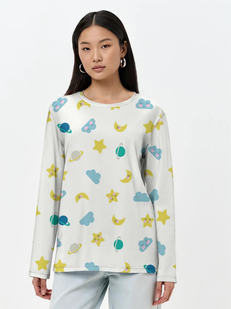Cute Kawaii Night Sky
