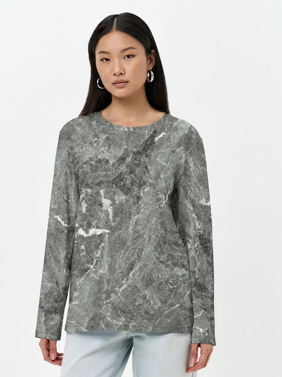 Women's long sleeve shirt. Cotton