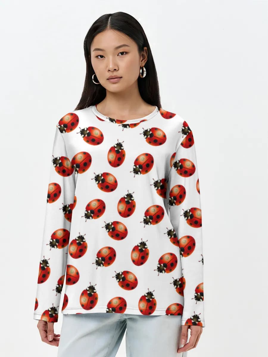 Women's long sleeve shirt. Cotton