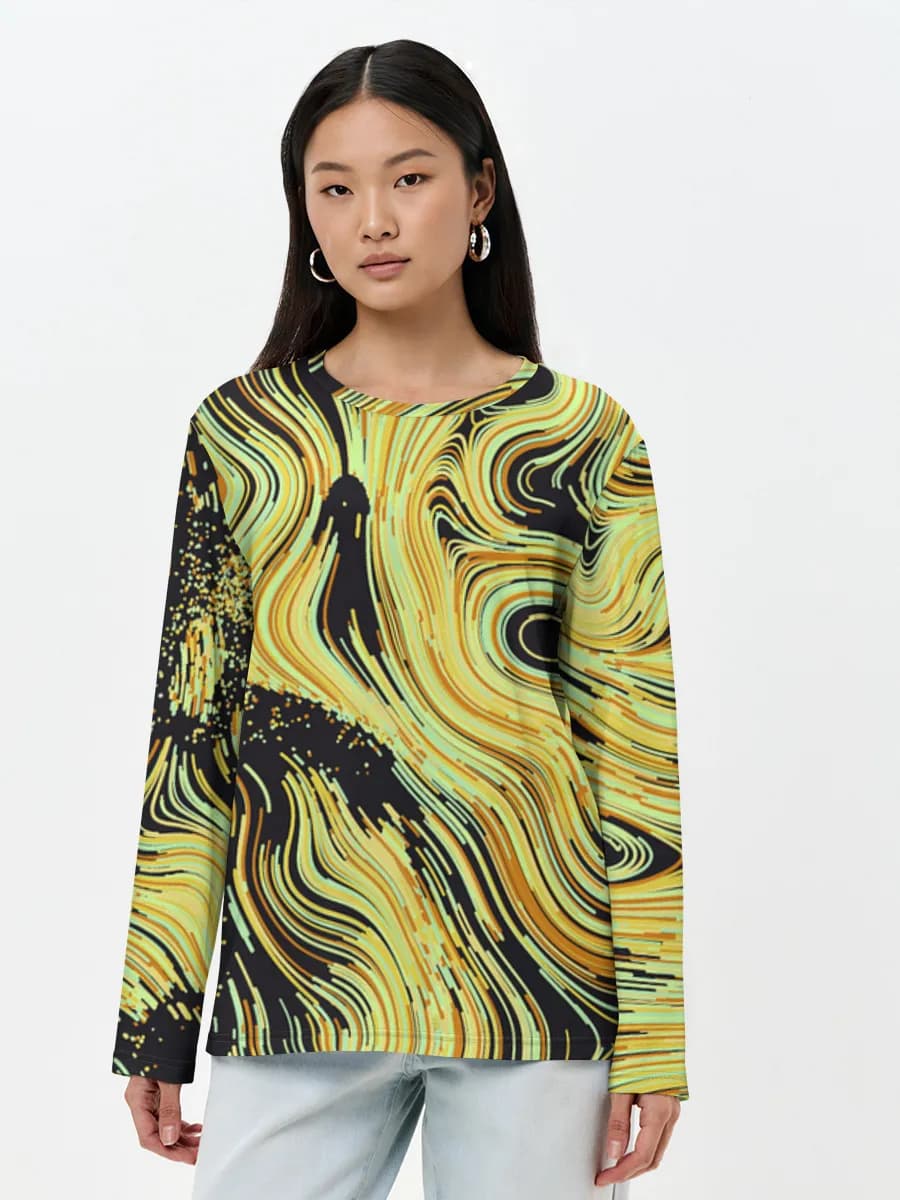 Neon Swirl Topography