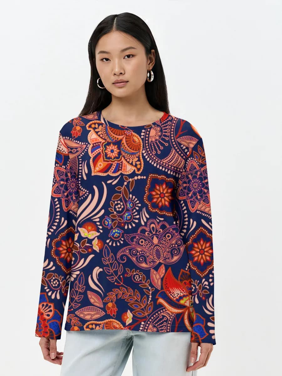 Boho Paisley Elephants
