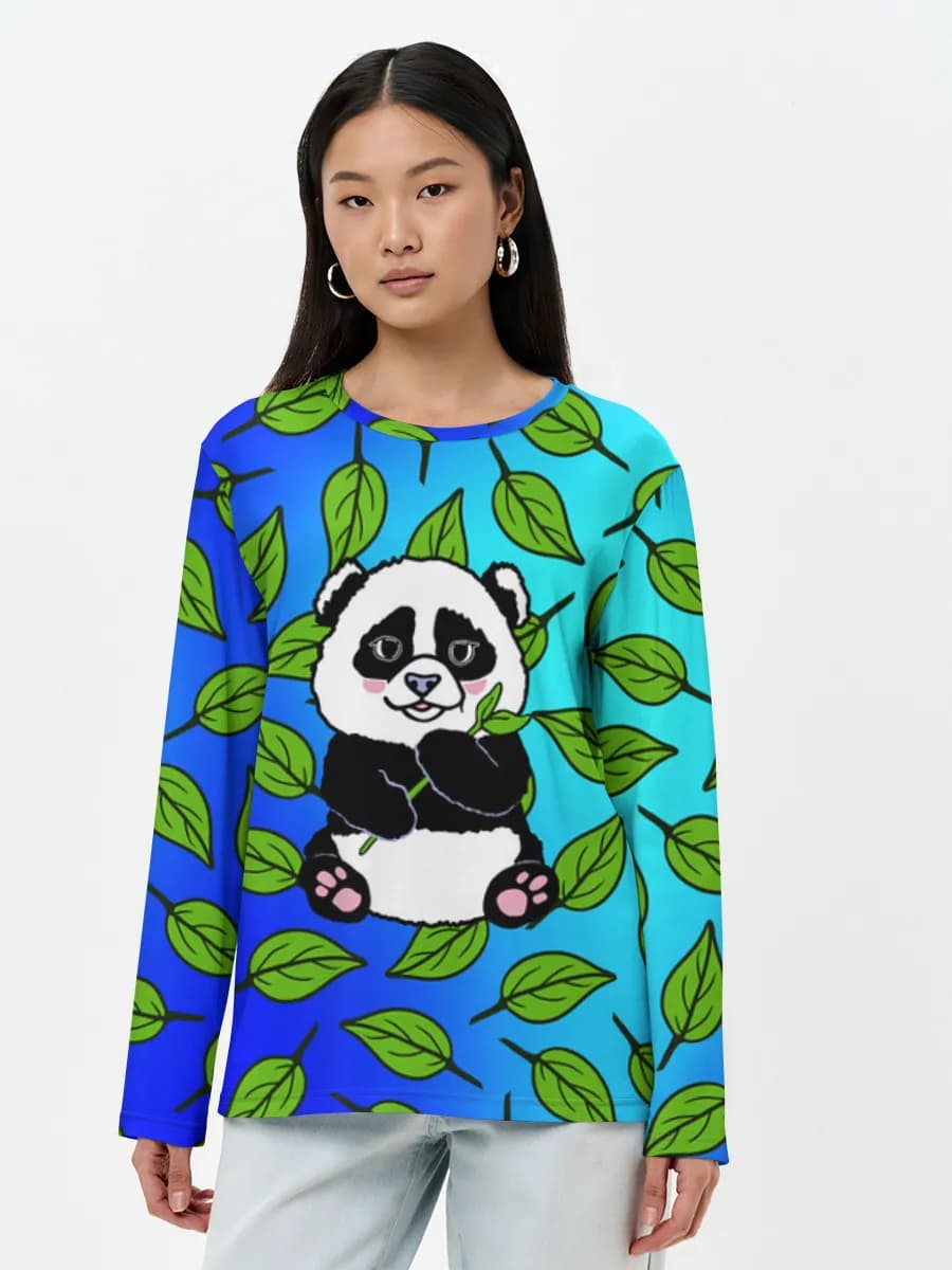 Women's long sleeve shirt. Cotton