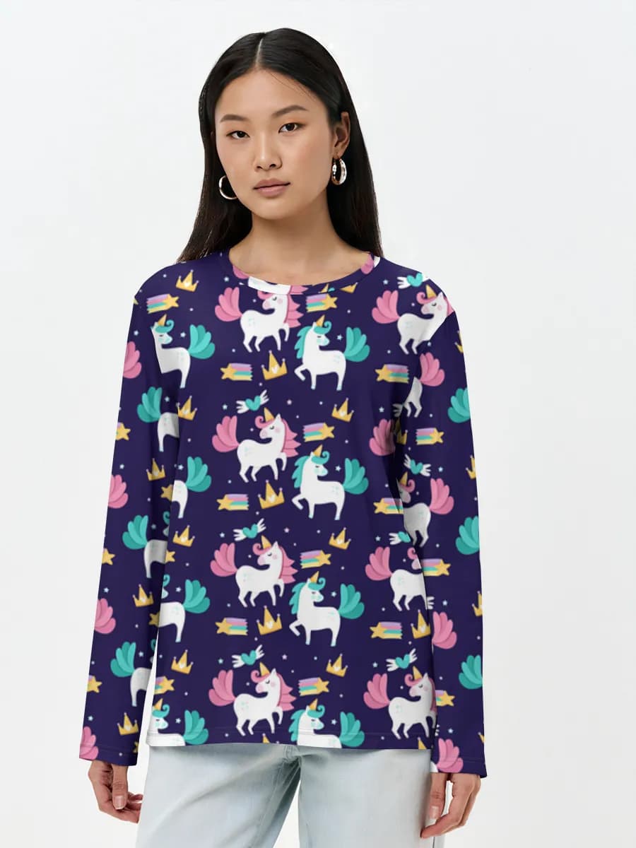 Cute Unicorn Night Sky