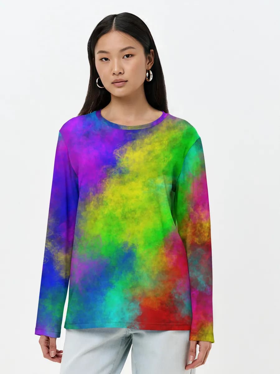 Women's long sleeve shirt. Cotton