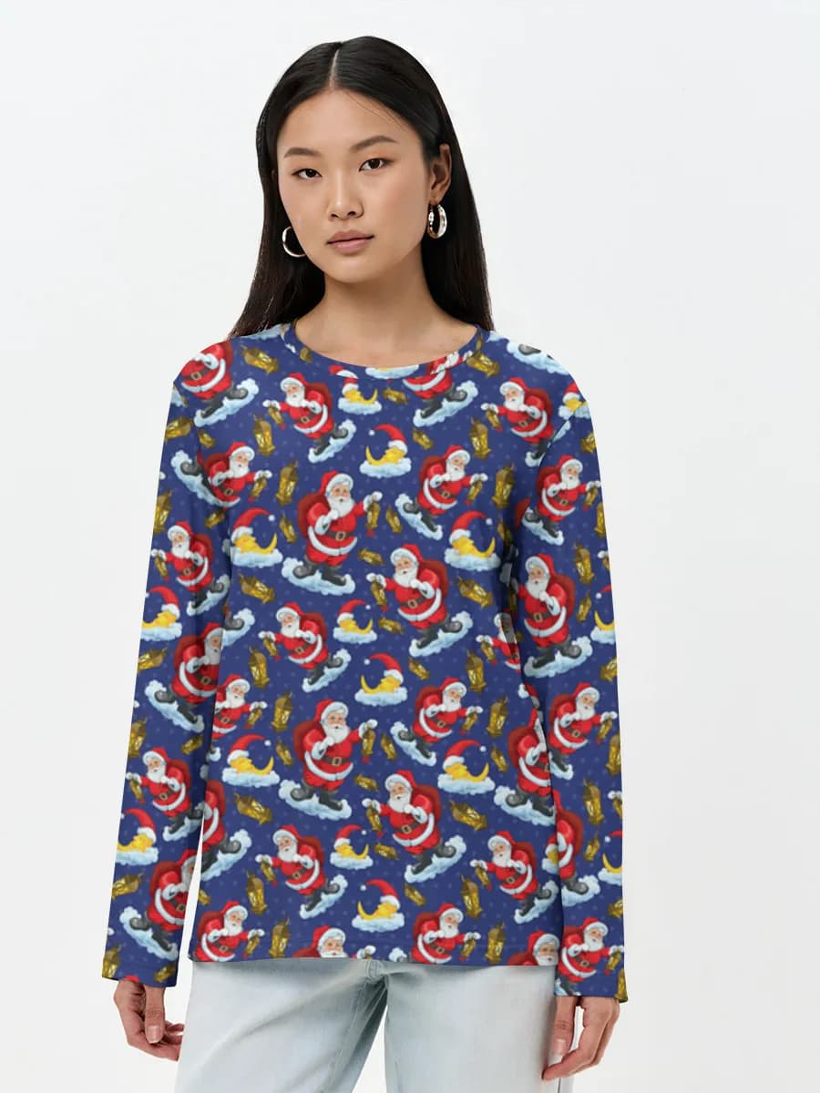 Women's long sleeve shirt. Cotton