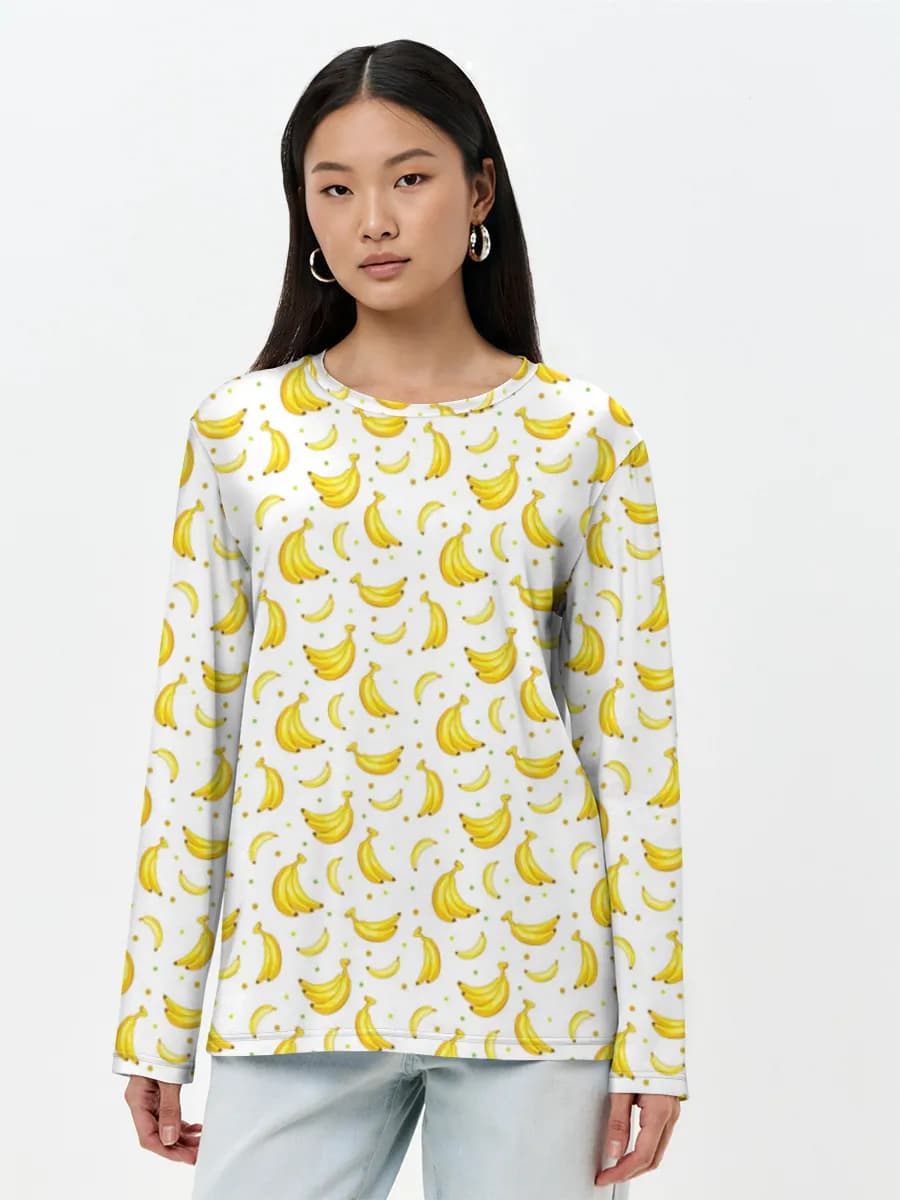 Women's long sleeve shirt. Cotton