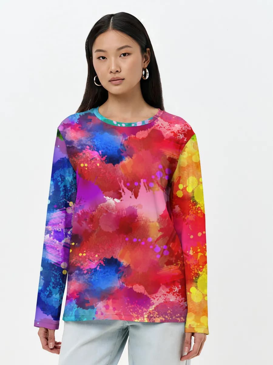Rainbow Watercolor Splash