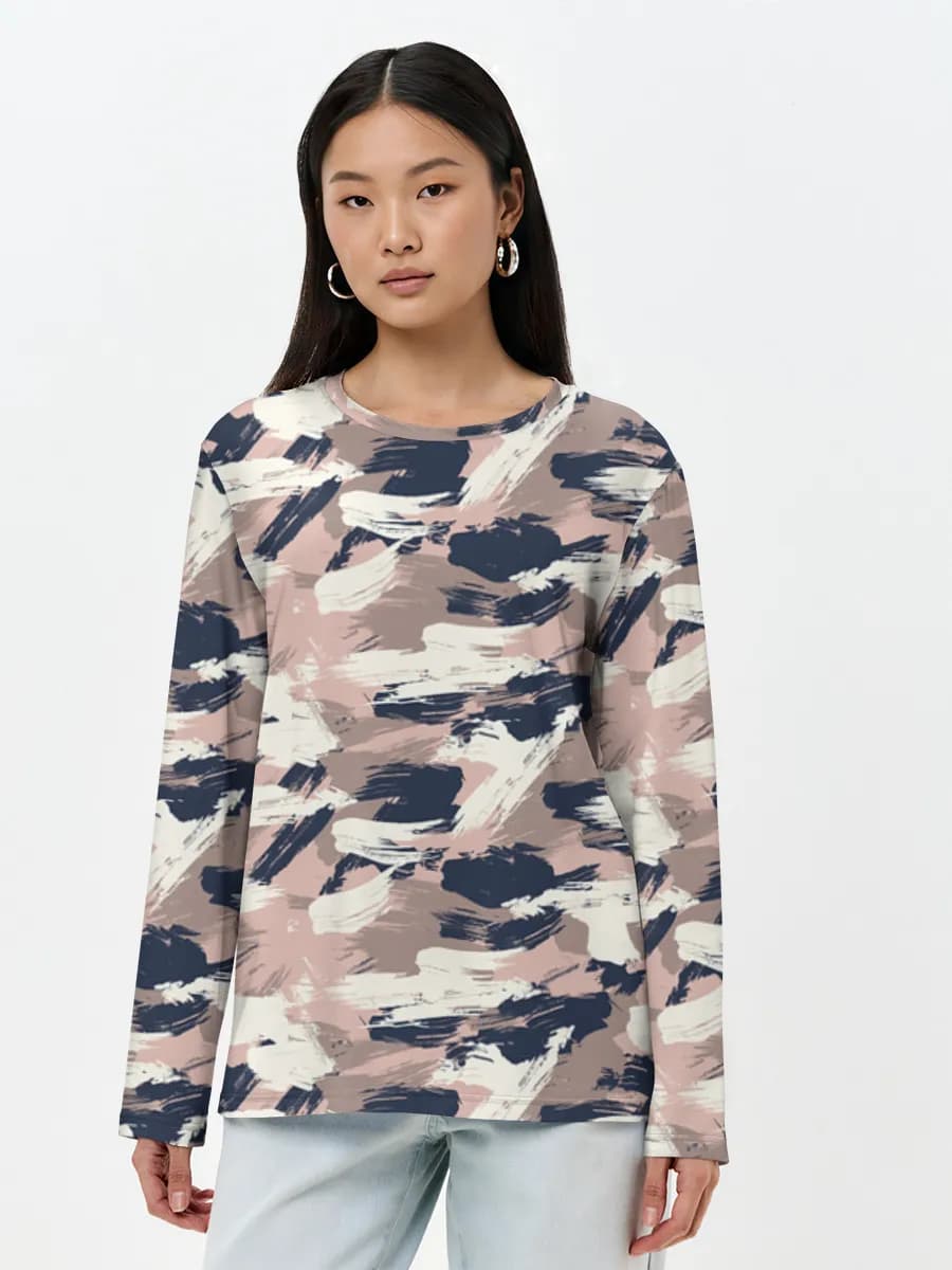 Women's long sleeve shirt. Cotton