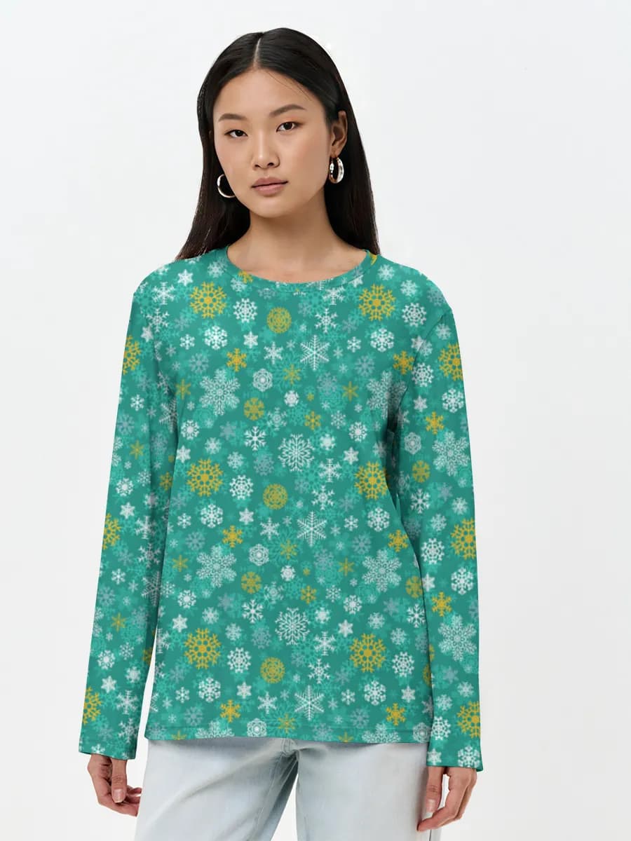 Women's long sleeve shirt. Cotton