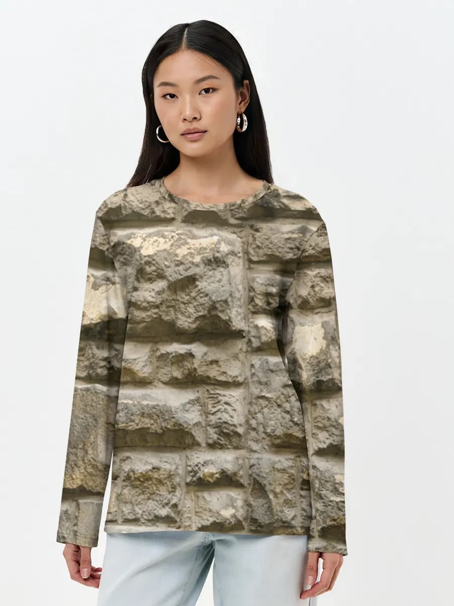 Women's long sleeve shirt. Cotton