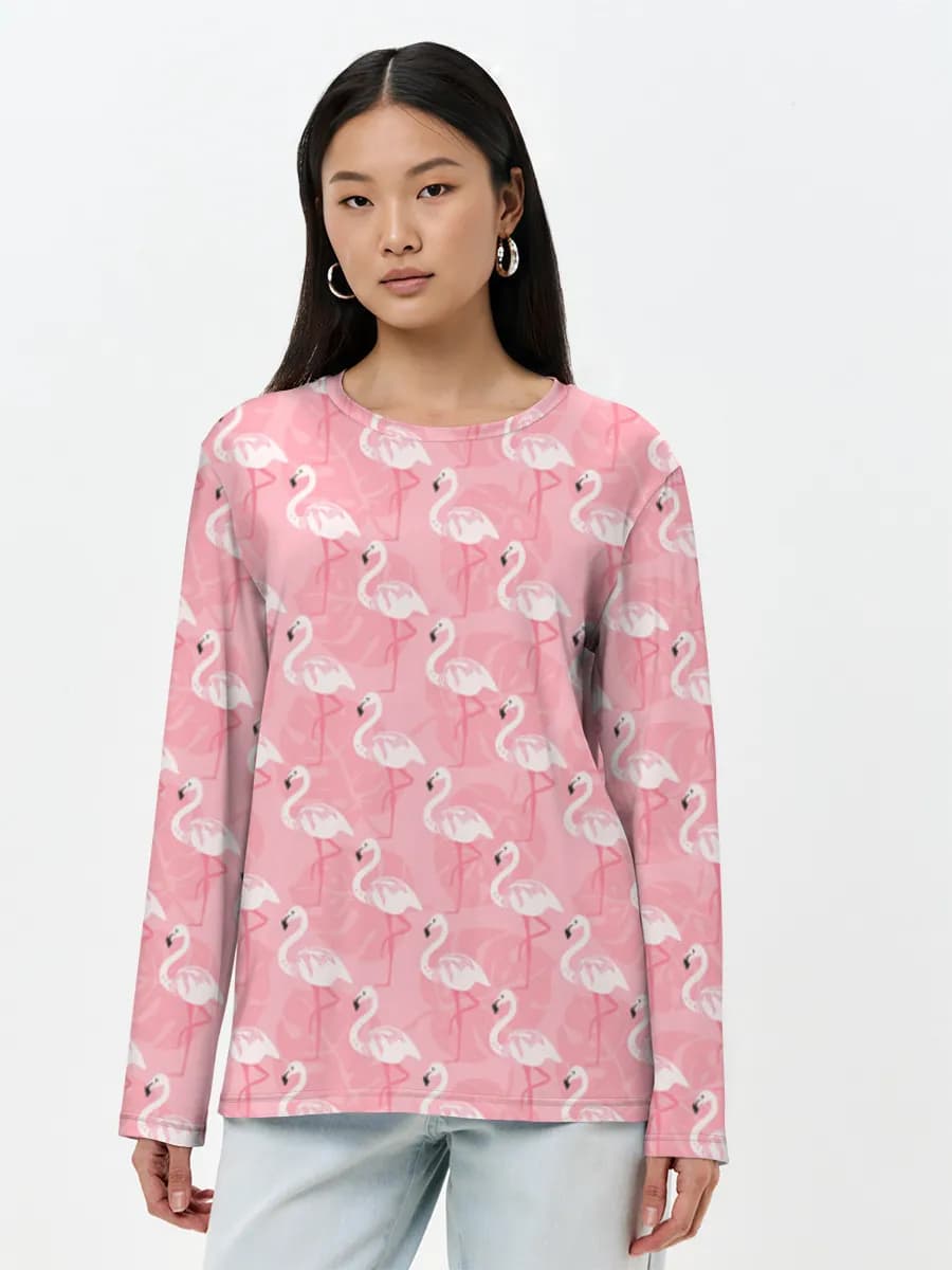 Women's long sleeve shirt. Cotton