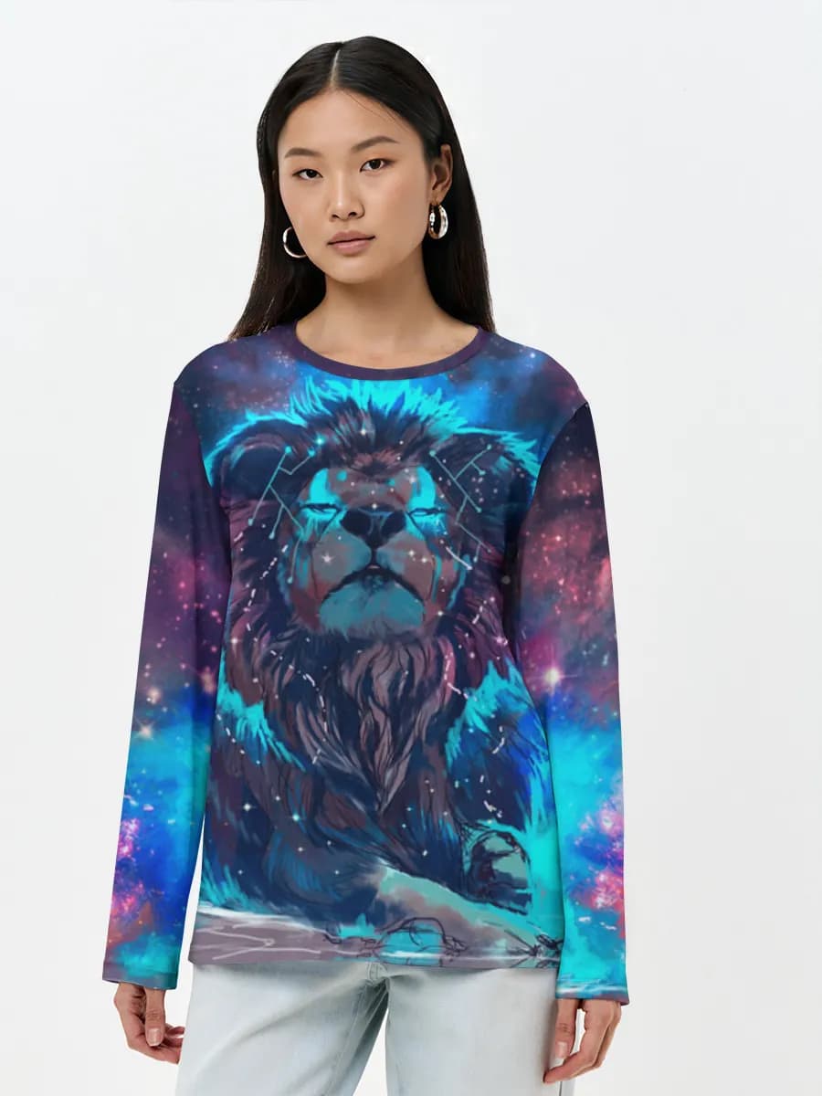 Cosmic Neon Lion