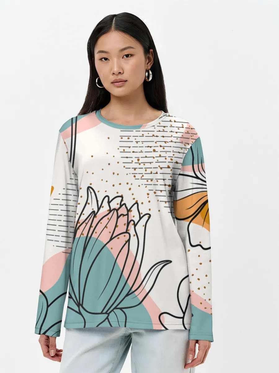 Abstract Midcentury Florals
