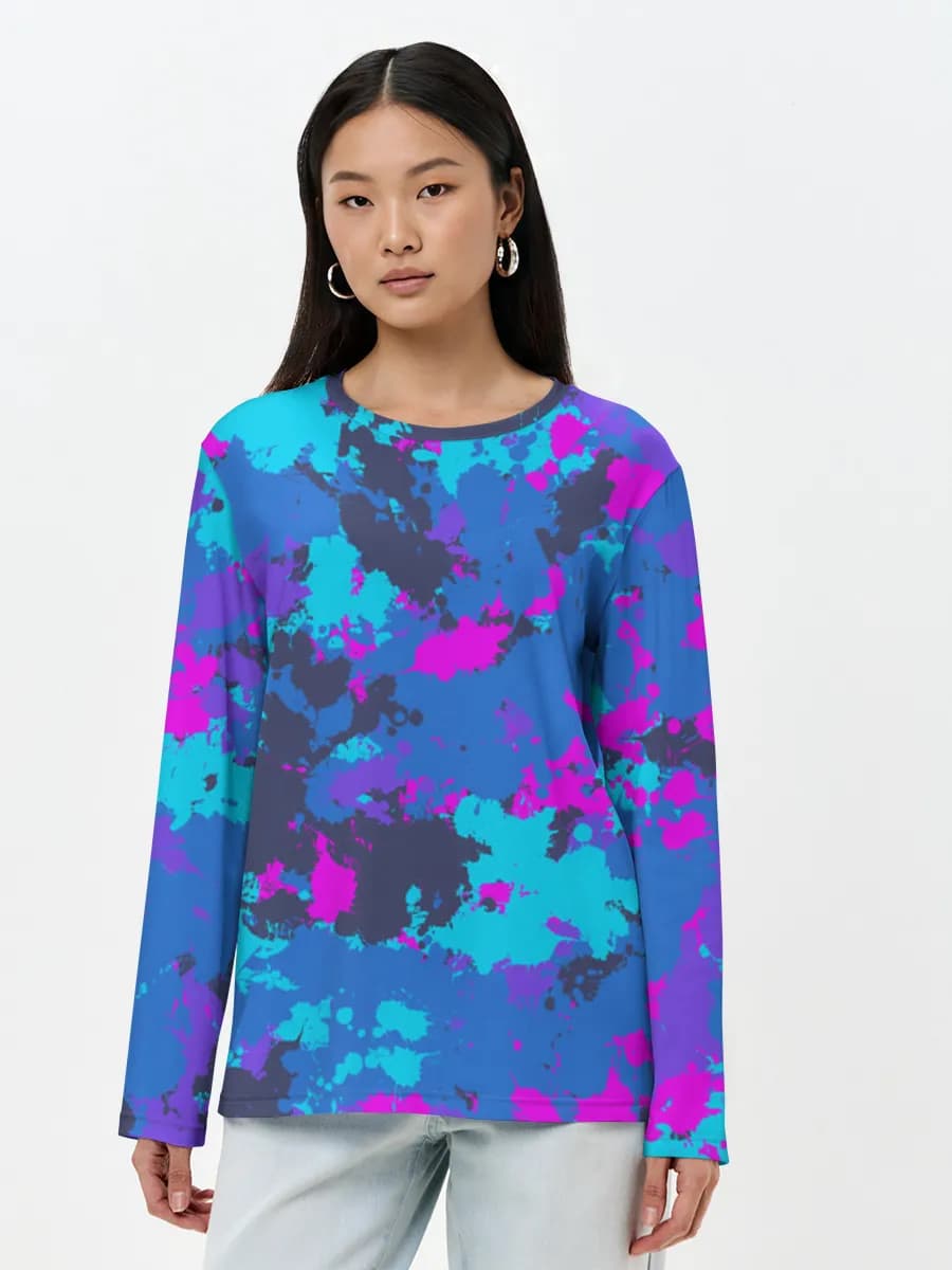 Women's long sleeve shirt. Cotton