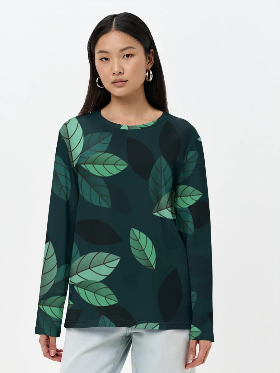 Midnight Botanical Leaves