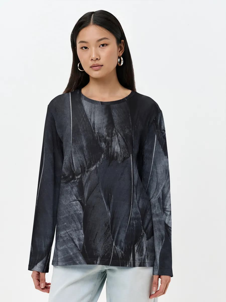 Women's long sleeve shirt. Cotton