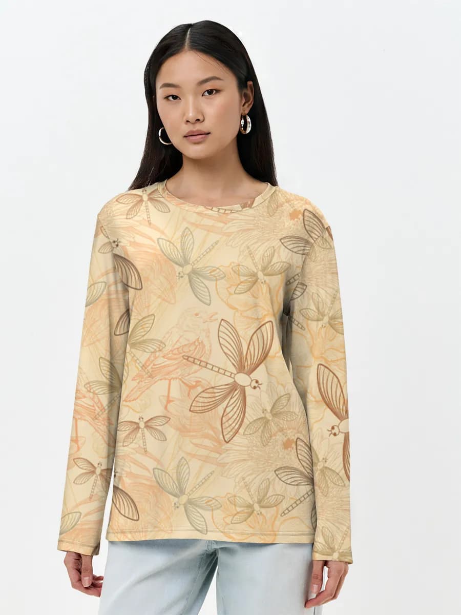 Vintage Dragonflies And Florals
