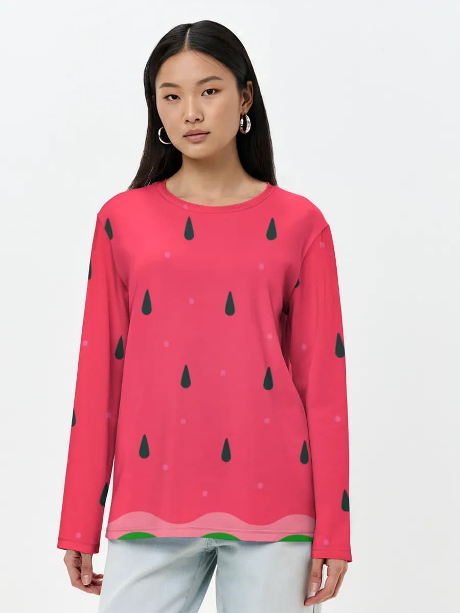 Women's long sleeve shirt. Cotton