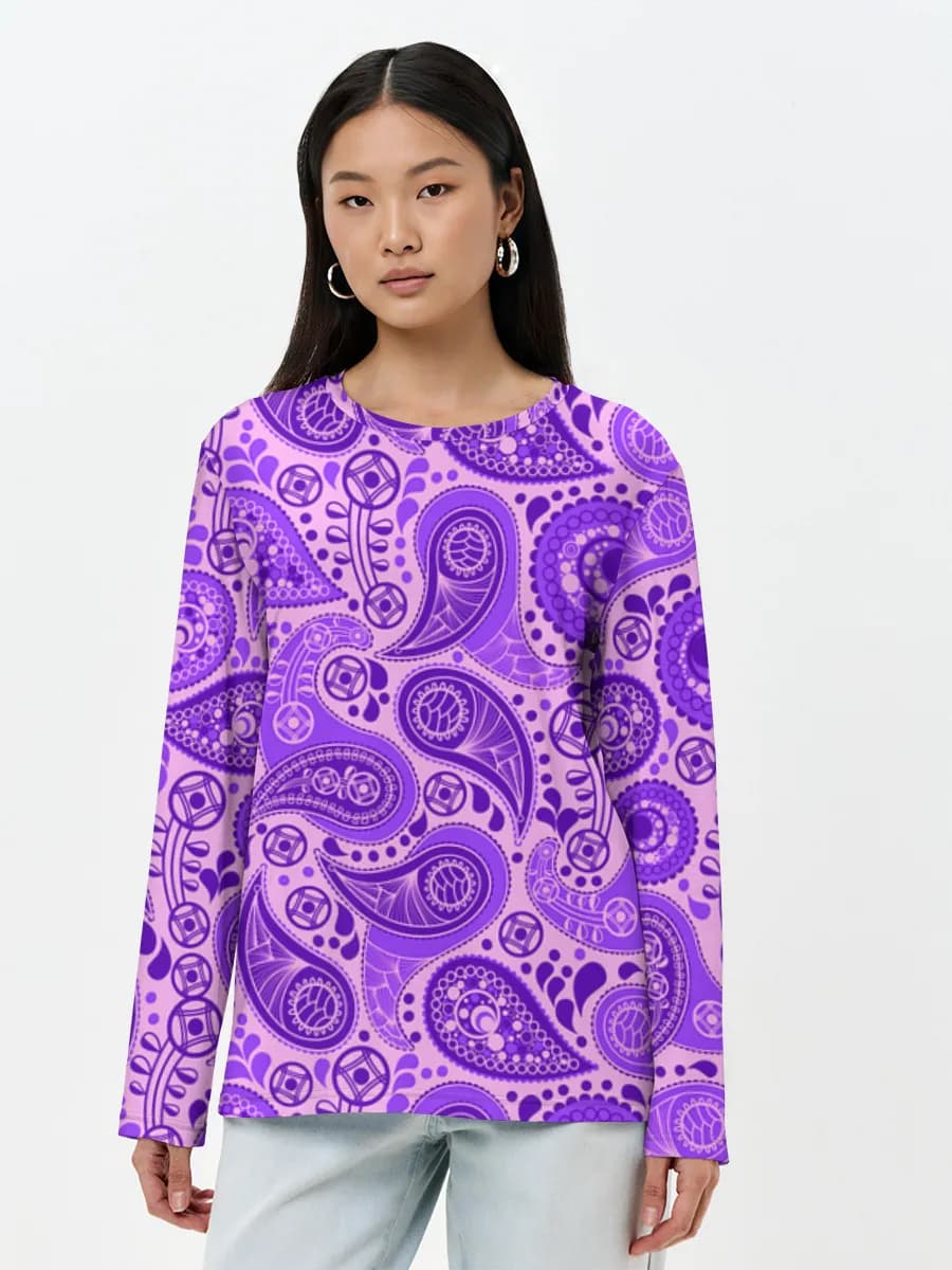 Women's long sleeve shirt. Cotton