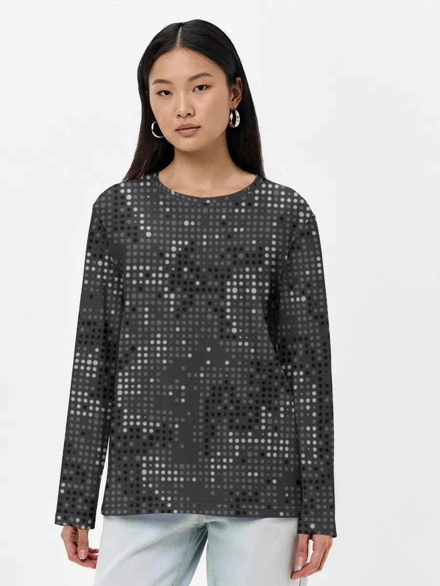 Grayscale Halftone Camo