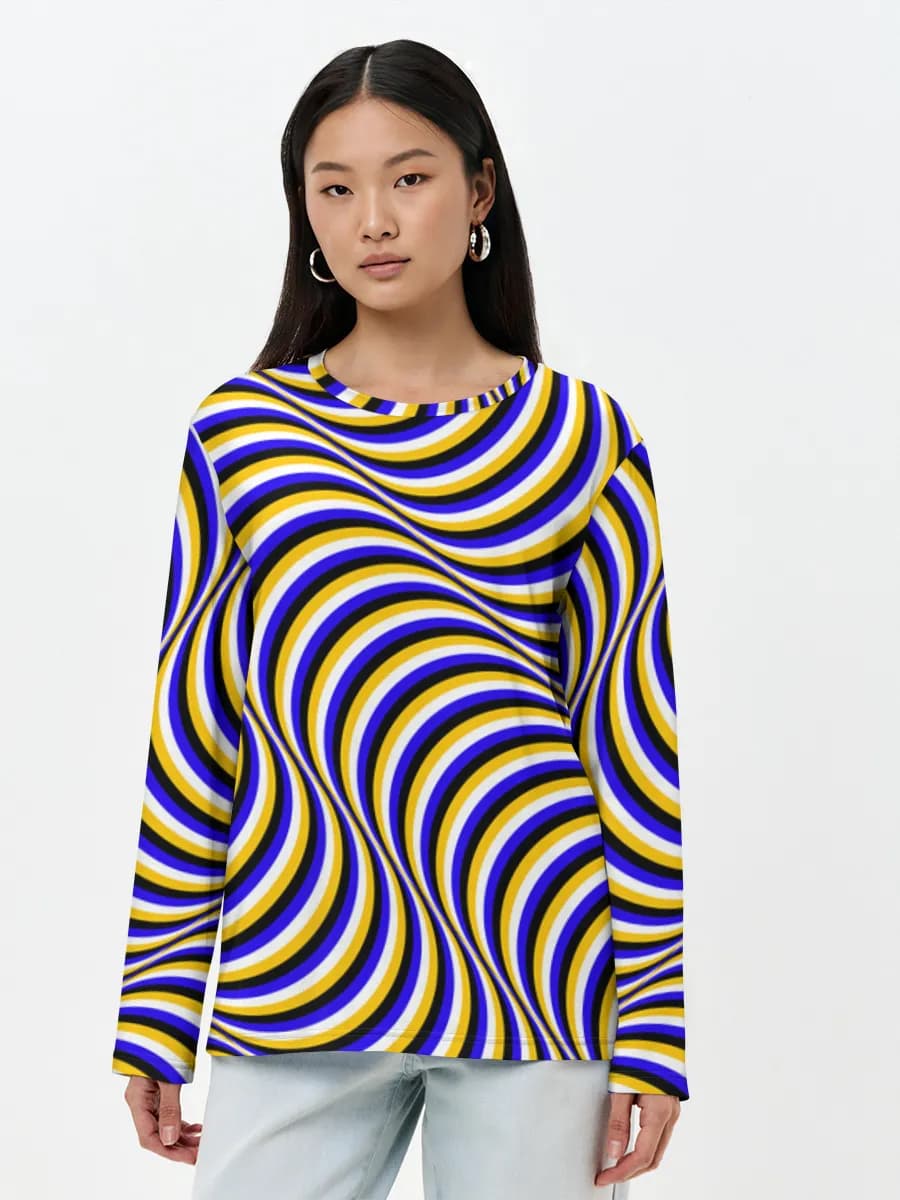 Women's long sleeve shirt. Cotton