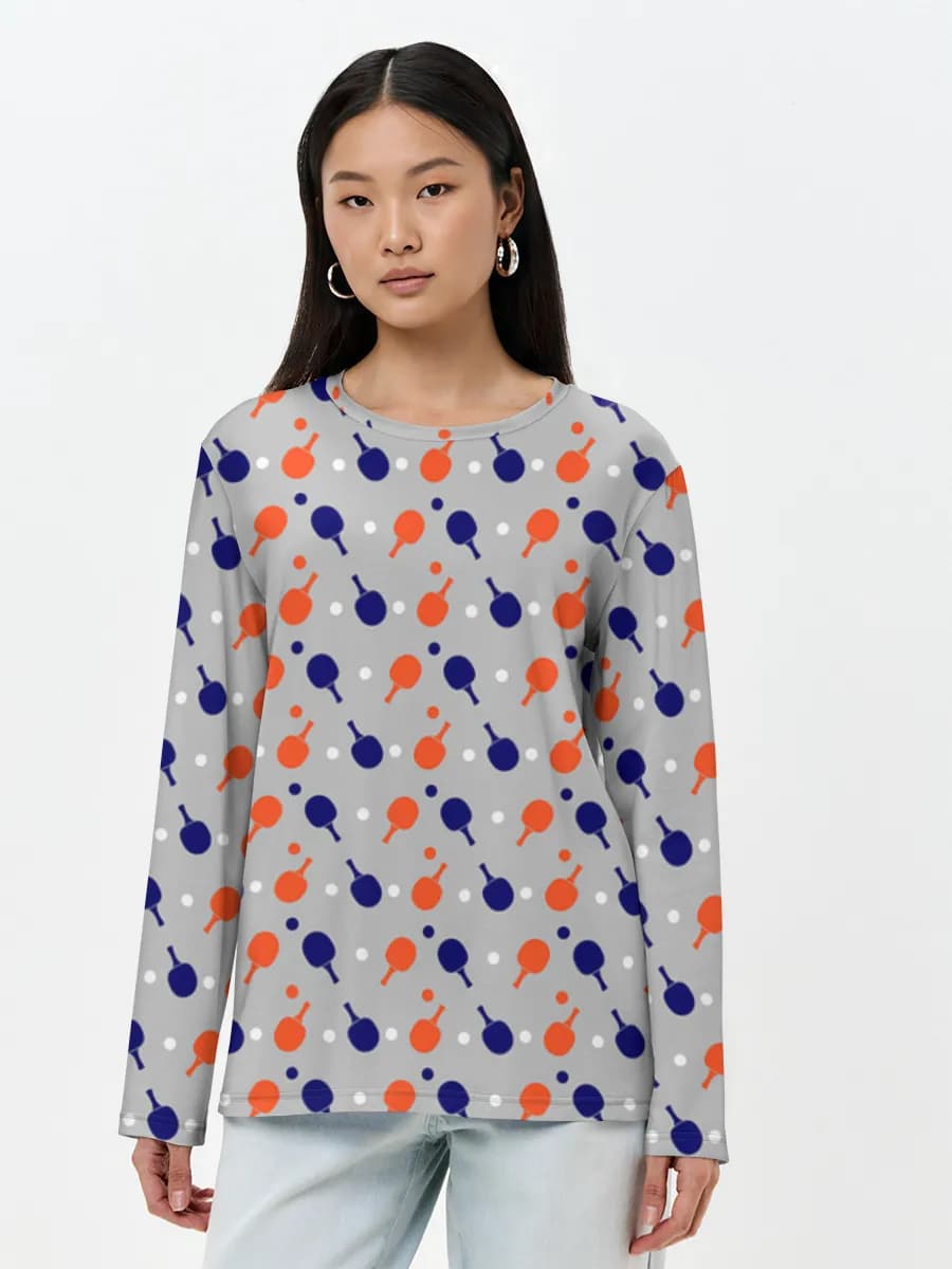 Women's long sleeve shirt. Cotton